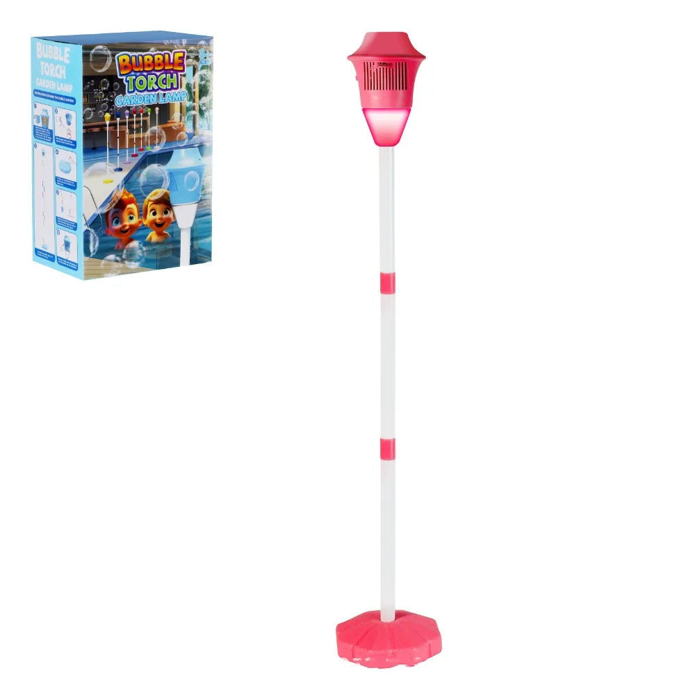 ✨Bubble machine (with stand) with night light and music function, bubble torch. Automatic vertical bubble machine.